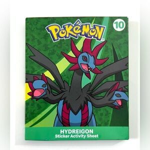 McDonald’s #10 Pokémon Hydreigon Sticker Activity Sheet